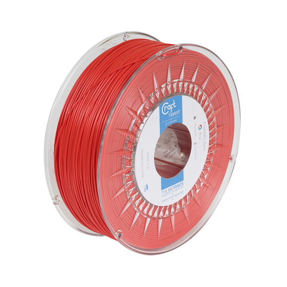 ABS Zero filament Red 1kg